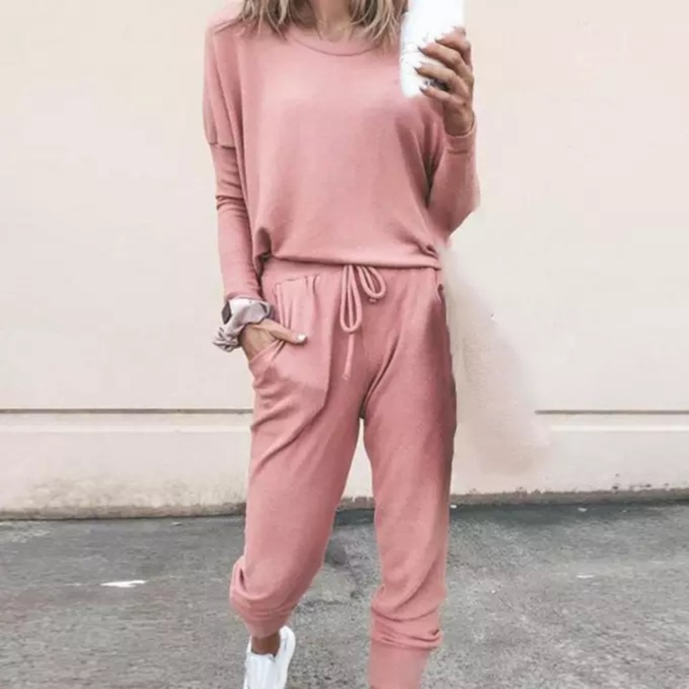 Women’s track suit two piece set top and bottom